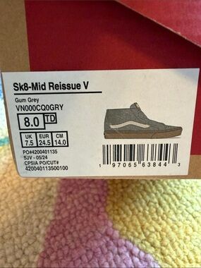 Vans Kids Sk8-Mid Reissue V in Grey